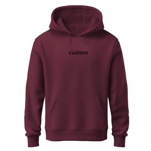 Sudadera con capucha beige personalizable para hombre y mujer, sudadera lisa de lana en blanco, Top con capucha personalizado - Product Image 3