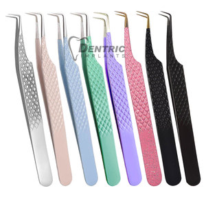 อุปกรณ์ต่อขนตาแบบแมนนวลทำจากสเตนเลสสตีลปลายแหลม90องศาอุปกรณ์เสริมสำหรับการผ่าตัดติดฉลากตาม2025แบบส่วนตัว - Product Image 6