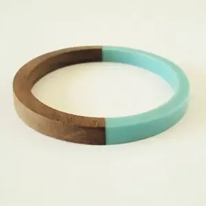 High Quality Latest Design Trendy Women's <b>Wood</b> <b>Bangle</b> Attractive Different Color Anniversary Best Quality Wholesale Manufacture - Product Image 3