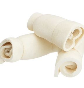 Top <span class=keywords><strong>Dog</strong></span> Chews Beef Cheek Rolls Paquete de 5 huesos de perro de larga duración para masticadores agresivos Golosinas Para Perros Sin cuero crudo - Product Image 5