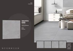 Elegant <b>Matt</b> Porcelain Wall <b>Floor</b> Tiles 1000x1000 | Premium 100x100 Large Format Durable Stylish Modern Export Quality - Product Image 2