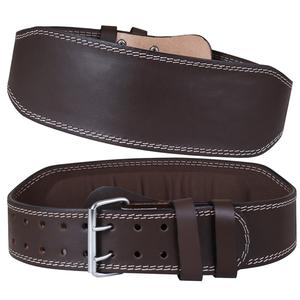 Ceinture de musculation en cuir et cuir de vachette de haute qualité personnalisable avec logos taille de couleur en gros - Product Image 3