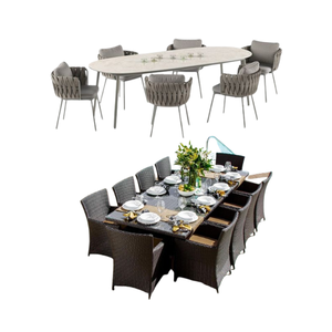 Ensemble de salle à manger en bois moderne de luxe de très haute qualité, de style européen, avec couleur personnalisée pour l'hôtellerie et la restauration - Product Image 4
