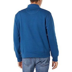 Vente en gros personnalisée Sports 1/2 Sweat-shirt polaire à demi fermeture éclair sans capuche pour hommes Chemise à broderie personnalisée grande taille - Product Image 5