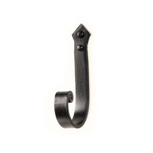 Farmhouse Rustic Cast Iron <b>Wall</b> Hook For Organizing Clothing <b>Keys</b> Towels Hats And More In Traditional Interiors - Product Image 1