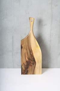 Prix de gros Grande planche à découper en bois avec poignée, idéale pour couper et préparer les repas avec style à vendre - Product Image 5