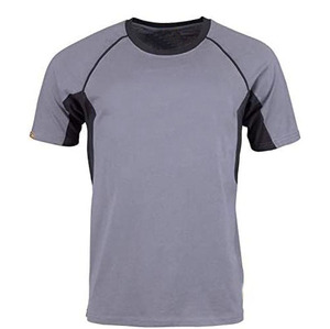 T-shirt de sport en polyester pour hommes T-shirt à manches courtes pour entraînement de gymnastique Chemise vierge personnalisée avec impression de logo Prix bon marché Vente en gros - Product Image 1