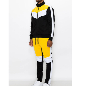 High Quality Tracksuit Jogging Zipper Cargo Jersey <b>Track</b> <b>Jacket</b> Set Polyester Nylon Tech Fleece Custom Logo Tracksuit for Men - Product Image 2
