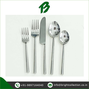 Ensemble de couverts plaqués argent en acier inoxydable à bas prix de qualité supérieure disponible pour le dîner de mariage et banquet à l'hôtel - Product Image 2