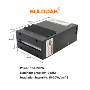 Lampe UV LED 16030 mm pour pré-polymérisation d'encre UV, impression numérique UV - Product Image 2