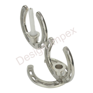 Chandelier de qualité minimaliste support fonte d'aluminium fête événement Antique Design cheval étrier bougeoir pour la décoration - Product Image 3