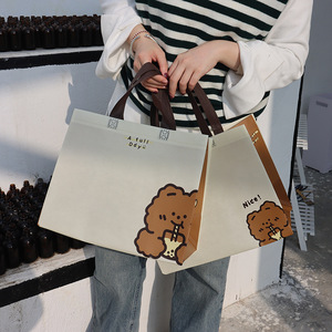 Tùy Chỉnh Thấp Moq Không Thấm Nước Thời Trang Sinh Thái Thân Thiện Tái Sử Dụng Không Dệt Tote Túi Cho Mua Sắm - Product Image 3