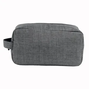 Beauty Case Personalizzato in Tessuto Melange 300D per Regali Promozionali e Aziendali, Beauty Case Personalizzato per Merchandising - Product Image 4