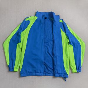 เสื้อกันลมโพลีเอสเตอร์สำหรับผู้ชายชุดวอร์มชุดเล่นฟุตบอลขาตรงสีพื้น - Product Image 3