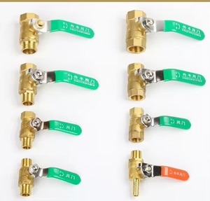 TKFM Dn8 Pezón roscado externo macho 40g Longitud 46mm Válvula de bola Pagoda de latón Potencia manual para agua OEM personalizable - Product Image 5