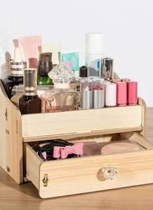 Porte-cosmétiques en bois fait main |   Qualité supérieure |   Prix de gros en vrac d'usine - Product Image 2