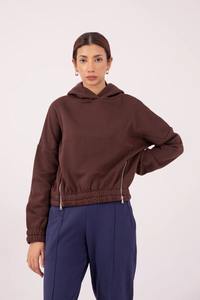 Sudadera con Capucha Bordada con Logotipo Personalizado al por Mayor, Tendencia 2025, Sudadera de Algodón Grueso de Alta Calidad para Mujer, Estilo Urbano Holgado - Product Image 6