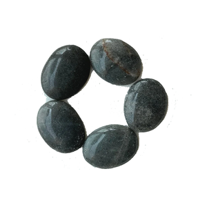 หินธรรมชาติหินอเวนจูรีนสีเทาคริสตัลหินกรวดอัญมณีบำบัดหินควอตซ์แกะสลักหินโมราคริสตัลหินปาล์ม - Product Image 6