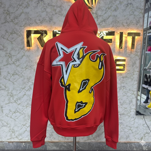 เสื้อฮู้ดซิปฤดูหนาวพิมพ์ลายดิจิทัลสำหรับผู้ชายและผู้หญิง ผลิตโดยผู้ผลิตชั้นนำ ได้รับความนิยมสูงสุด ผลิตจากผ้าฝ้ายฟลีซ 100% เป็นมิตรต่อสิ่งแวดล้อม - Product Image 3