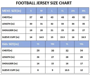 Game Day Ready: camiseta de fútbol personalizada con número de nombre personalizado Camiseta de fútbol americano personalizada con cuello en V Camiseta deportiva unisex - Product Image 6