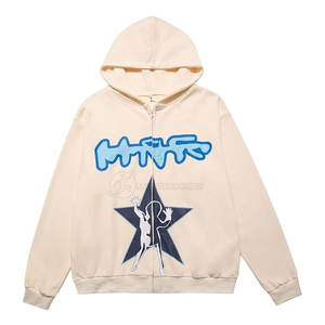 Sweat à capuche d'hiver personnalisé de haute qualité pour femme, grande taille, vêtement décontracté avec logo en strass, doublure, vente en gros, 100 % coton, coupe-vent - Product Image 6