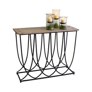 Table console moderne en acier inoxydable avec plateau en marbre pour le salon, meubles et décoration intérieure élégante et luxueuse - Product Image 3