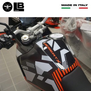 Autocollant de protection de réservoir sur mesure Ducati DesertX 2023-5, autocollants logo, protection de réservoir pour motos - Product Image 3