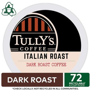 Café Tully's Italian Roast, Cápsulas K-Cup Individuales Keurig, Café Tostado Oscuro, 72 Unidades - Product Image 5