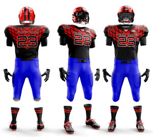 ชุดอเมริกันฟุตบอลสำหรับทุกเพศตามต้องการชุดกีฬาผลิตตามสั่งมีทั้งเสื้อและกางเกง - Product Image 1