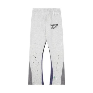 Hot Selling Oem Custom Men's High Quality Flared <b>Jogger</b> Track Pants Elastic <b>Stacked</b> Sweatpants - Product Image 4
