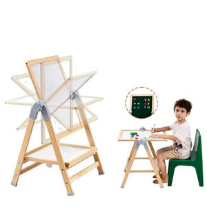 Tableau magnétique en plastique de 10 pouces pour enfants avec support, pour les enfants de 5 à 7 ans, emballé dans une boîte - Product Image 4