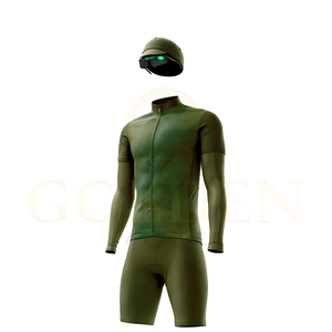 Uniforme de Ciclismo para Hombre con Diseño Transpirable, Pantalones Cortos de Talla Grande y Mangas Cortas para Verano - Precio al por Mayor - Product Image 5