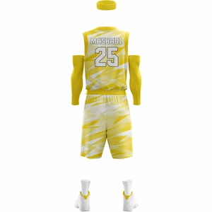 Ensembles d'uniformes de basket-ball sans manches sur mesure, respirants, grande taille, impression de haute qualité, séchage rapide, vente en gros - Product Image 3