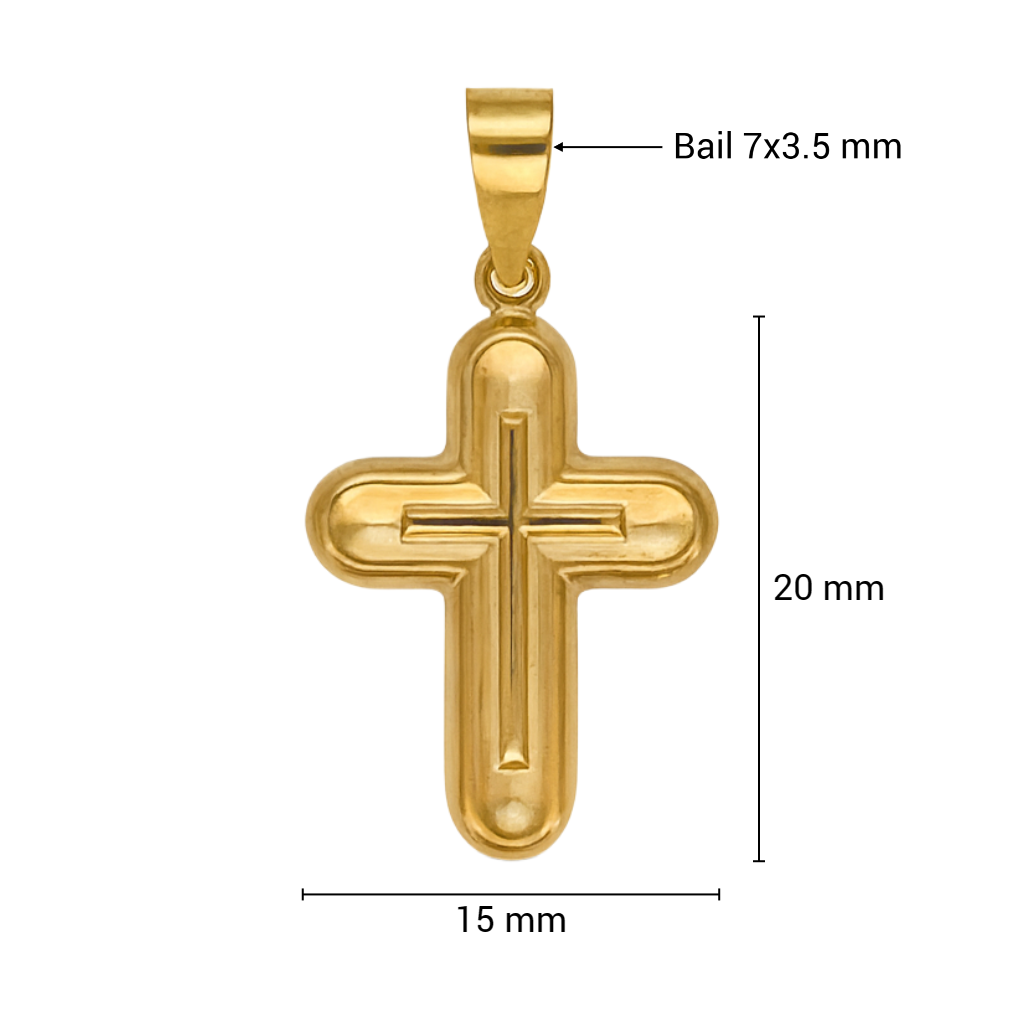 เยลโลว์โกลด์ 20x15มม