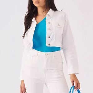 แจ็กเก็ตผ้ายีนส์ฟอกกลับได้แบบเซ็กซี่มีฮู้ดทันสมัยแฟชั่นวินเทจพบกับความอเนกประสงค์ที่สมบูรณ์แบบสำหรับทุกโอกาส - Product Image 1