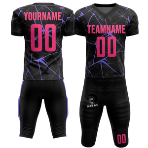 Conjunto de uniforme de fútbol americano personalizado para hombre, camisetas y pantalones transpirables de sarga para equipo, ropa deportiva - Product Image 2