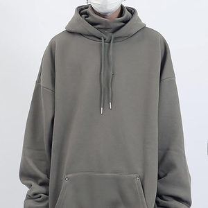 Sweat à capuche à épaules tombantes avec logo personnalisé Sweat à capuche à épaules tombantes Prix réglable Sweat à capuche à épaules tombantes - Product Image 2