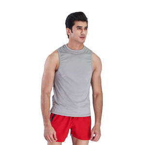 2025 nouveauté coton Muscle Stringer impression personnalisée Beige hommes Fitness musculation Gym débardeur OEM entretenu personnalisation - Product Image 1