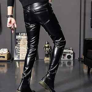Pantalones de cuero para hombre de nuevo diseño, pantalones de cuero de último diseño para adultos, pantalones de cuero de secado rápido al por mayor - Product Image 4