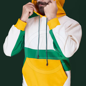Sudadera con Capucha Gruesa para Invierno, con Costuras Resistentes, Corte Regular, Color Sólido, Capucha Ajustable, Tejido de Felpa, Poliéster/Algodón - Product Image 6