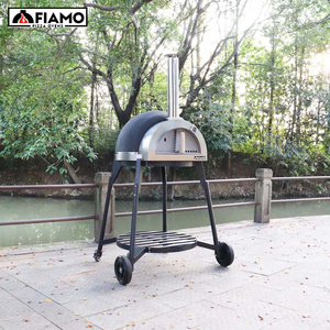 Four à <span class=keywords><strong>pizza</strong></span> en terre cuite FIAMO de 69 cm de diamètre, autoportant, mobile, à bois, pour la fabrication de pizzas à domicile, vente en gros en Chine - Product Image 1