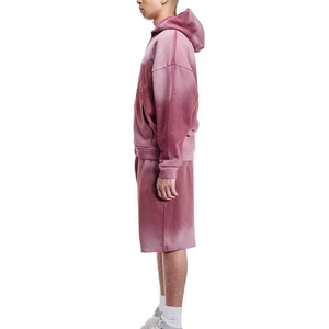 Conjunto de Sudadera con Capucha para Hombre, Color Degradado, Felpa de Algodón, Ropa Casual de Otoño - Product Image 2