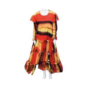 Robe de femme maxi imprimée élégante disponible aux prix de gros jupe maxi en mousseline de soie respirante femmes robes maxi pour les femmes - Product Image 6