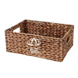 VENTA CALIENTE: CESTAS DE BANDEJA DE JACINTO DE AGUA ARTESANAL-¡ECOLÓGICO Y PERSONALIZABLE! -GRANJA LOTO AZUL - Product Image 1