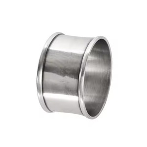 Embossed Design Metal <b>Napkin</b> Ring Shiny <b>Silver</b> Finished Handmade Tissue Holder Classic Stylish - Product Image 3