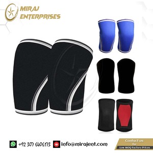 Compression Gym <b>Squat</b> Training Knee Supports Protector Kneepads Professional 7mm Weightlifting Neoprene Solid Colors Knee <b>Pads</b> - Product Image 2