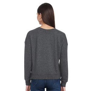 2025 à la mode dame vêtements conception personnalisée marque Logo gros sweats pull décontracté surdimensionné sweats pour femmes - Product Image 5