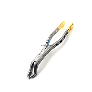 Instrumento Dental con mango dorado de acero inoxidable Premium, fórceps de extracción molar superior derecho para Manual de extracción de dientes quirúrgicos - Product Image 3