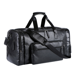 Factory Custom Pu Leather Duffle <b>Bag</b> with logo Leather <b>Bag</b> <b>for</b> <b>Men</b> Travel Pattern Multi-Function Fashionable Business Travel <b>Bag</b> - Product Image 2