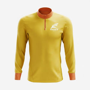 เสื้อคอมเพรสชั่นแขนยาวผู้ชายคุณภาพสูง ระบายอากาศได้ดี เหมาะสำหรับออกกำลังกาย ลายเรียบ 100% ผ้าฝ้าย สไตล์ใหม่ - Product Image 4